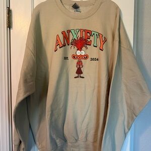 Disney Inside Out Anxiety Sweatshirt 2X